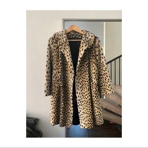 Vintage leopard coat